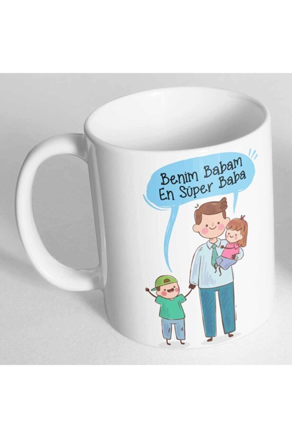 Benim Babam En Süper Baba Baskılı Kupa Bardak