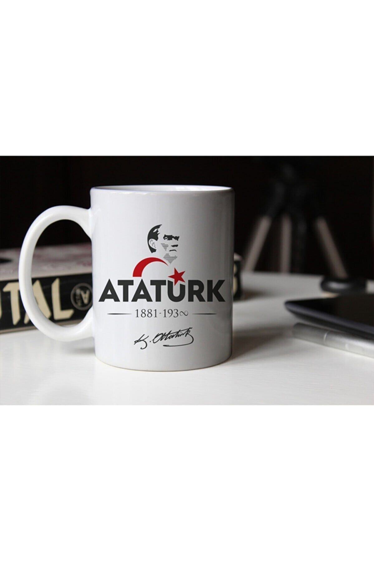 Beyaz Atatürk Temalı Kupa 01 Tfc-02