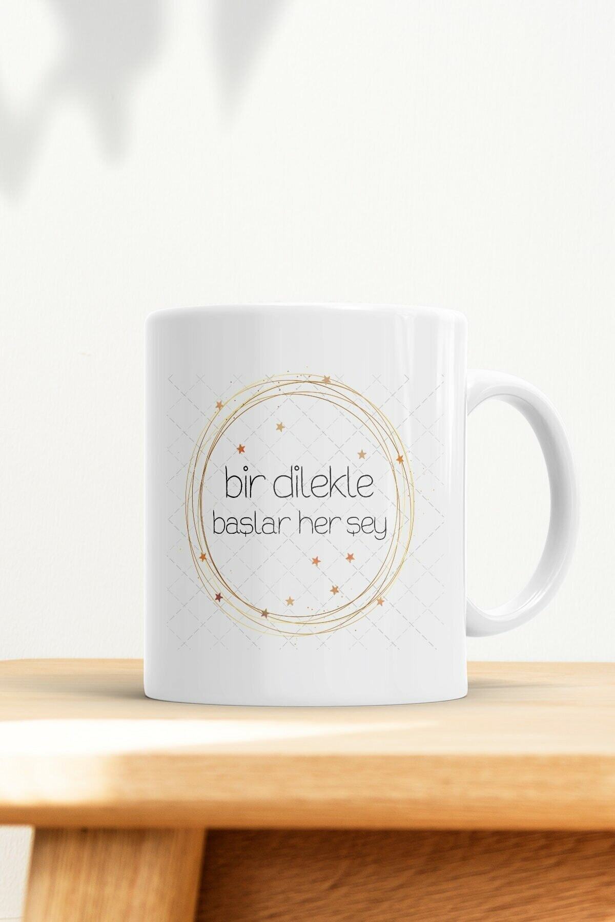 Bir Dilekle Başlar Herşey Kupa Bardak