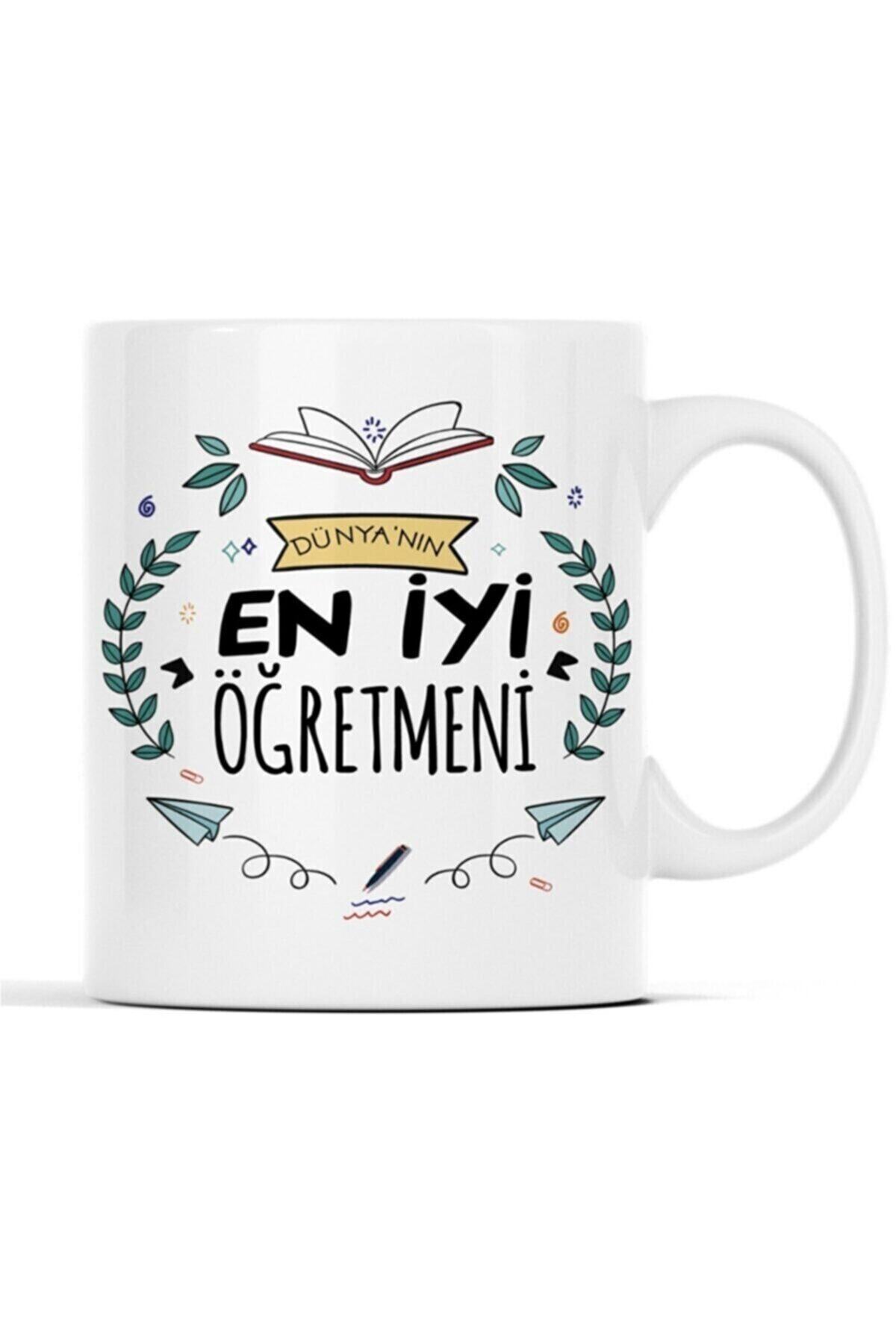 Dünyanın En Iyi Öğretmeni Öğretmenler Günü Hediyesi Baskılı Kupa Stsk33061