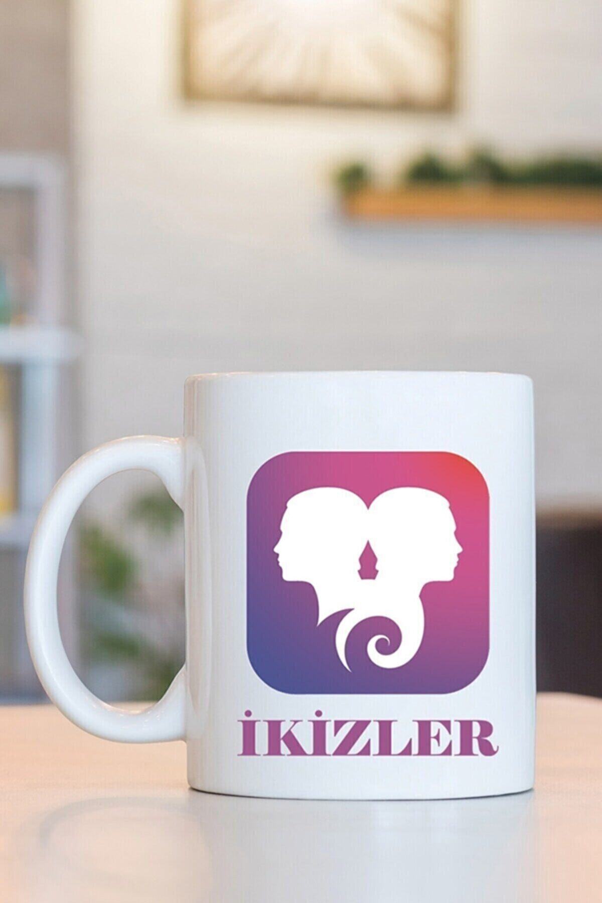 Ikizler Burcu Kupa Baskılı Bardak