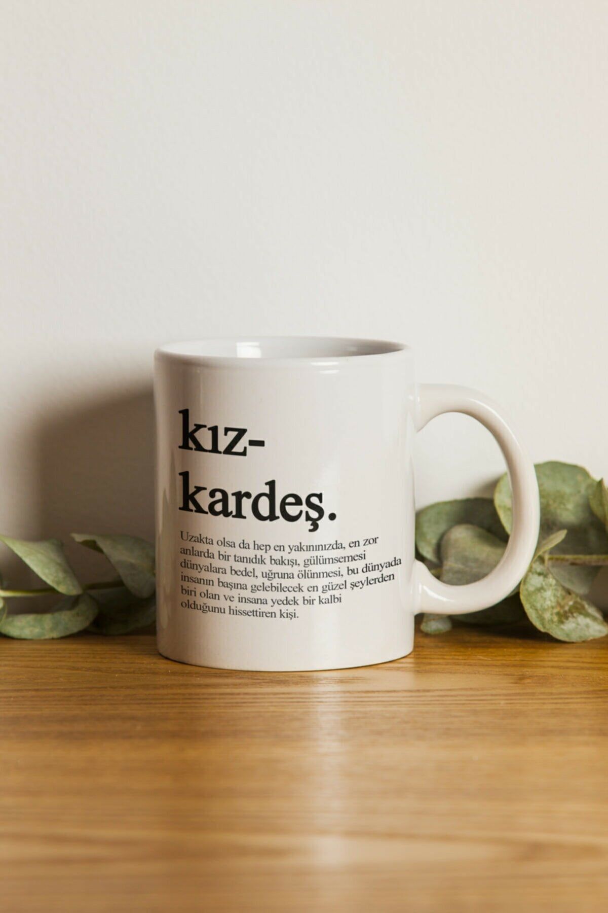Kız Kardeş Motto Kupa