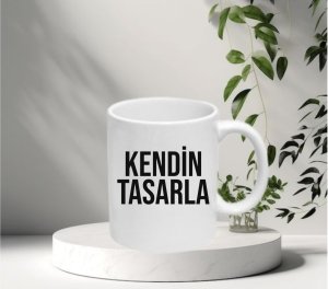 Premium Beyaz Porselen Kupa Bardak – Kişiye Özel Tasarım