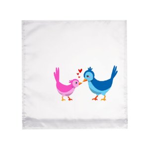 Kişiye Özel Saten Kare Yastık 40x40 cm