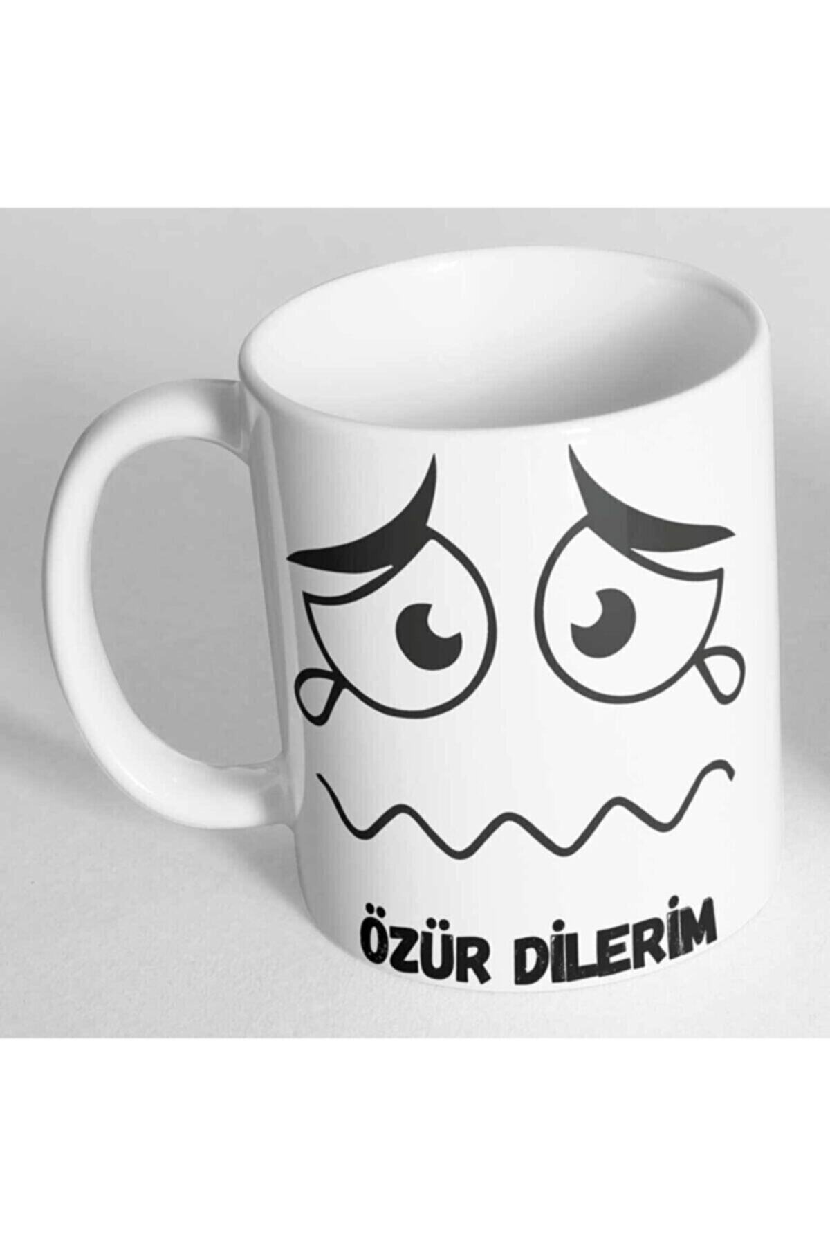 Özür Dilerim Baskılı Kupa Bardak