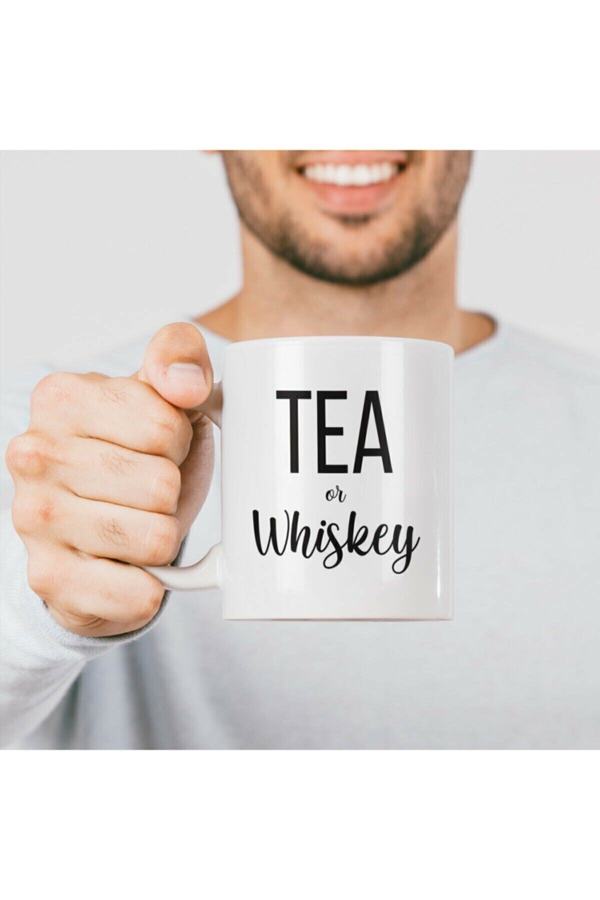 Tea Or Whiskey Porselen Kupa Bardak