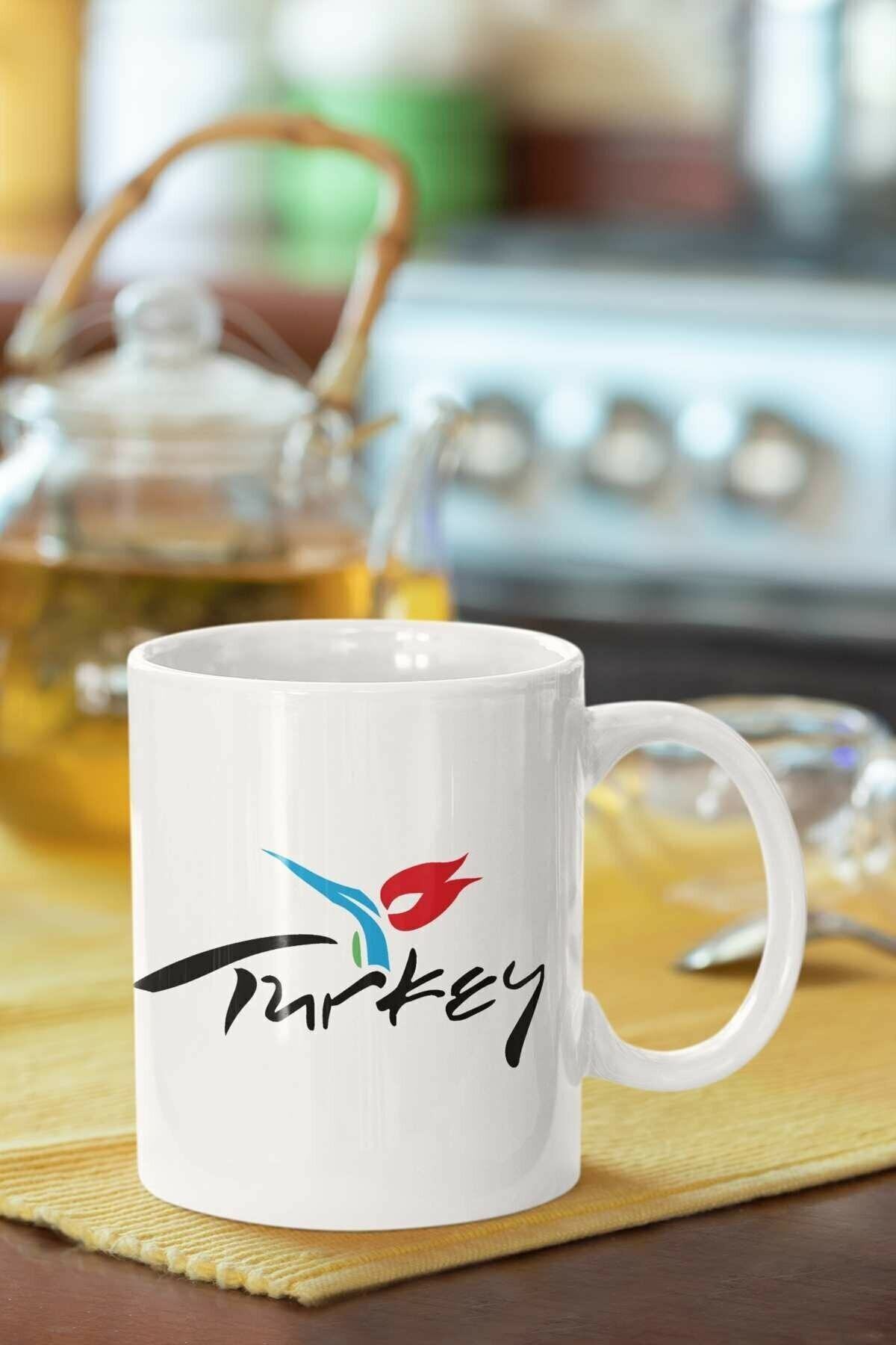 Turkey Baskılı Porselen Kupa Bardak